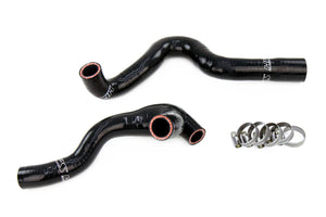 HPS Performance High Temp Reinforced Silicone Breather + BPV Hose Kit Black 57-1934-BLK