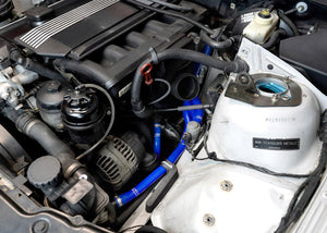 HPS Performance High Temp Reinforced Silicone Heater Coolant Hose Kit, Blue, 57-1937-BLUE