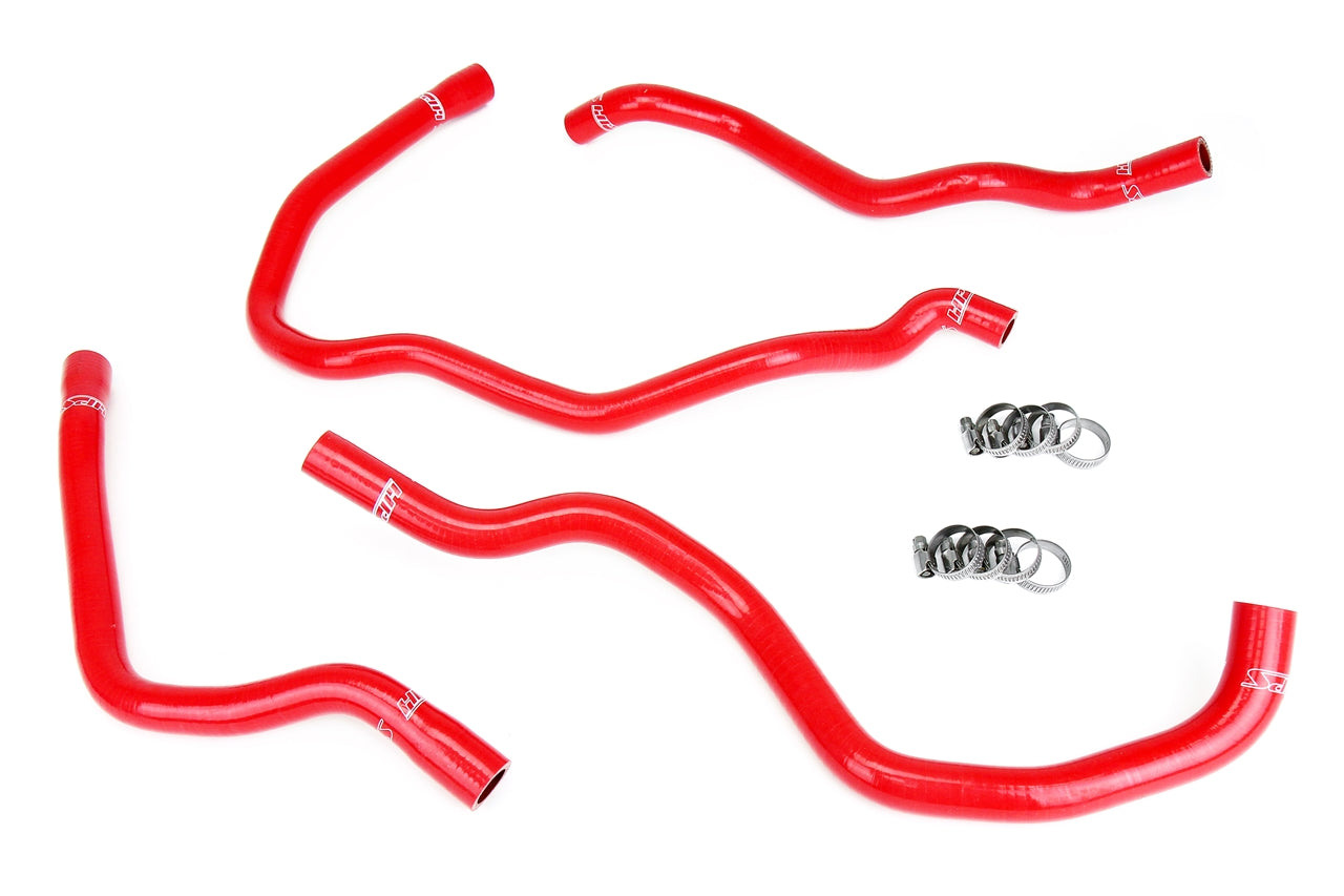 HPS Performance High Temp Reinforced Silicone Heater Coolant Hose Kit Red 57-1937-RED