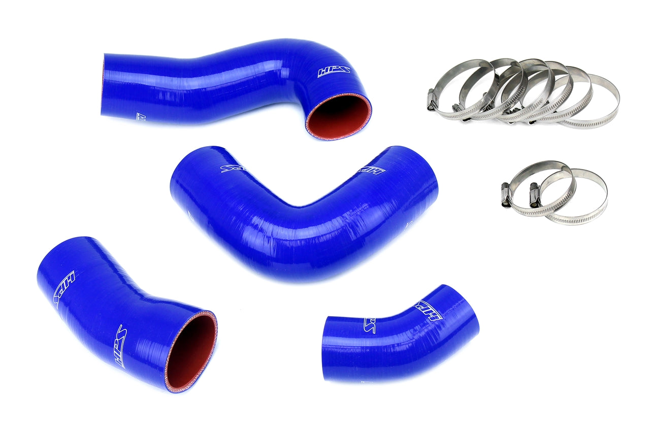 HPS Performance High Temp Reinforced Silicone Intercooler Hose Boots Kit Blue 57-1949-BLUE