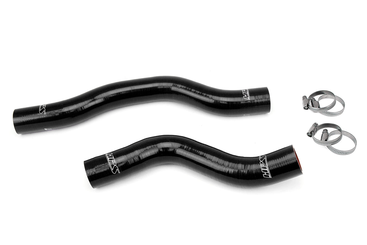HPS Performance High Temp Reinforced Silicone Radiator Coolant Hose Kit Black 57-1963-BLK