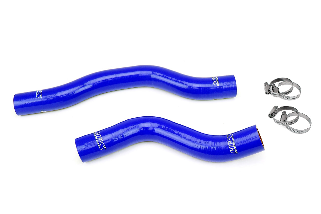 HPS Performance High Temp Reinforced Silicone Radiator Coolant Hose Kit Blue 57-1963-BLUE