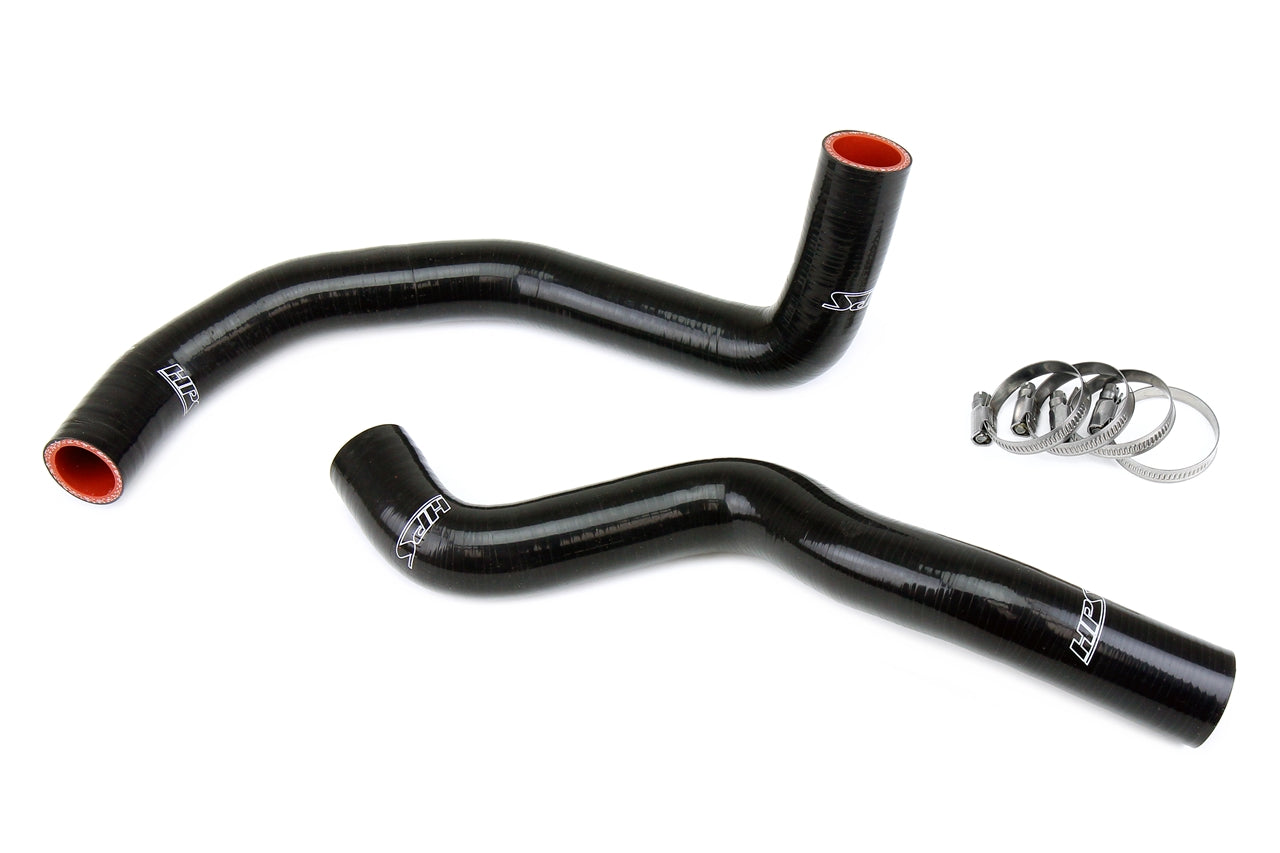 HPS Performance High Temp Reinforced Silicone Radiator Coolant Hose Kit Black 57-1967-BLK