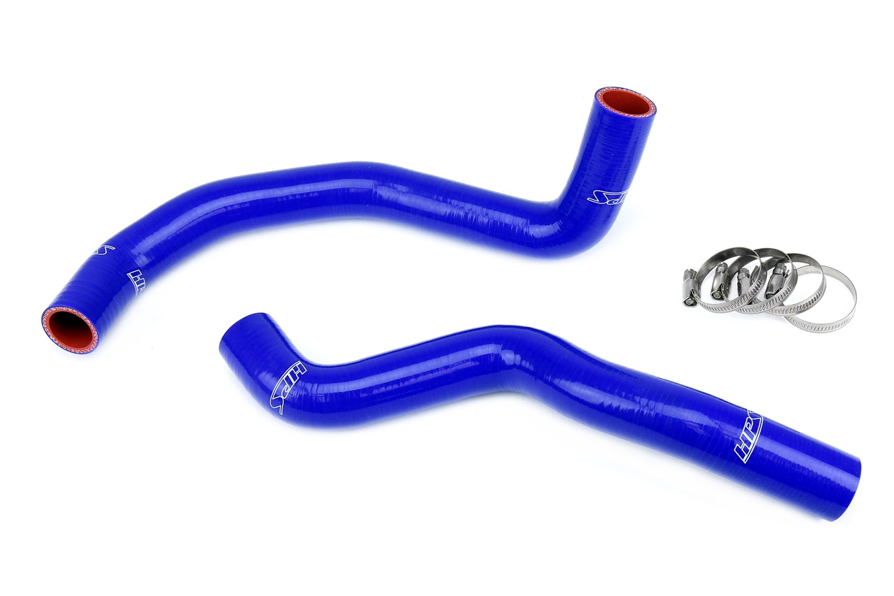 HPS Performance High Temp Reinforced Silicone Radiator Coolant Hose Kit Blue 57-1967-BLUE
