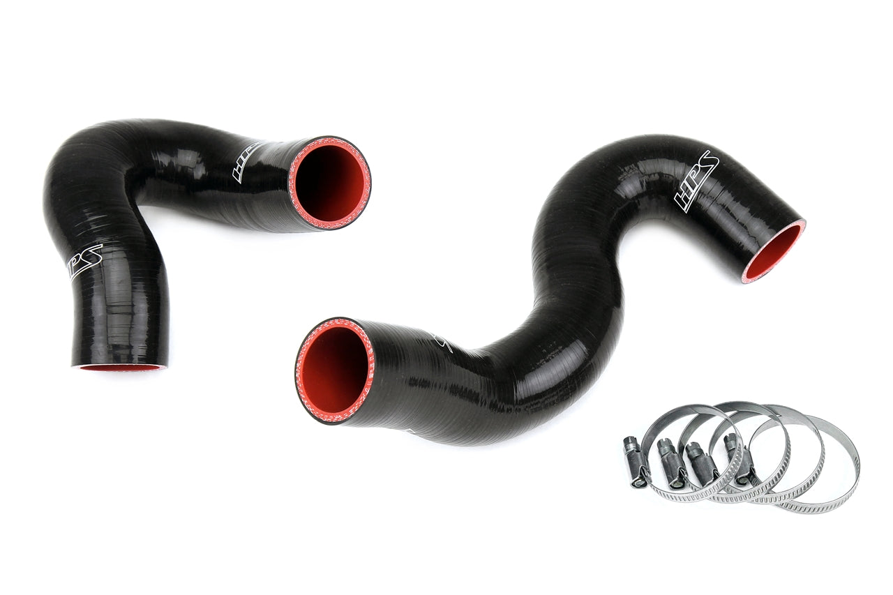 HPS Performance High Temp Reinforced Silicone Radiator Coolant Hose Kit Black 57-1968-BLK