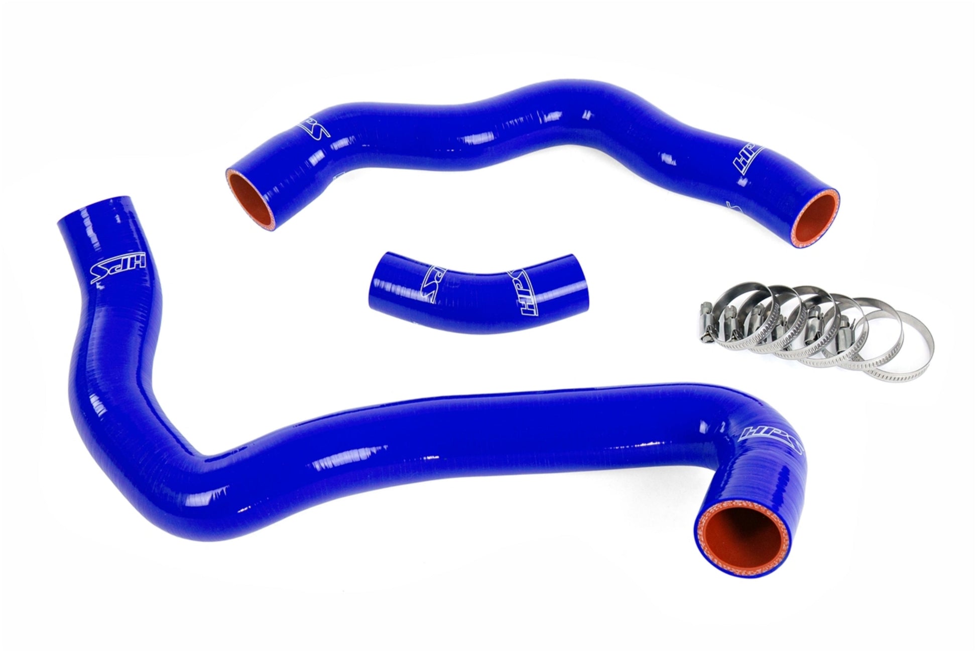 HPS Performance High Temp Reinforced Silicone Radiator Coolant Hose Kit Blue 57-1970-BLUE