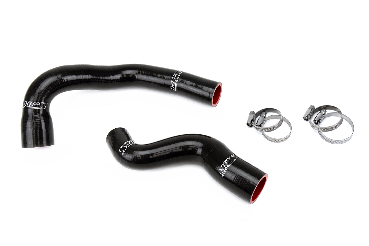 HPS Performance High Temp Reinforced Silicone Radiator Coolant Hose Kit Black 57-1979-BLK