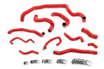 HPS Performance High Temp Reinforced Silicone Radiator Heater Water Pump and Expansion Tank Coolant Hose Kit Red 57-1995-RED