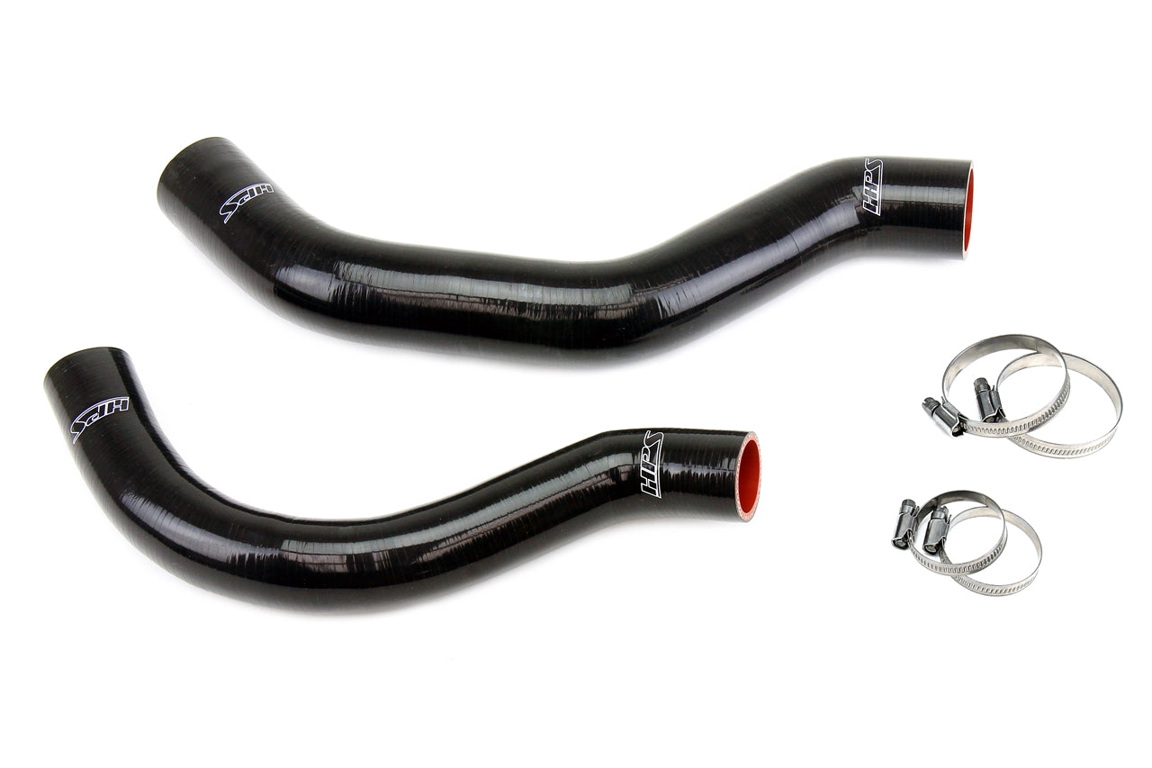 HPS Performance High Temp Reinforced Silicone Radiator Coolant Hose Kit Black 57-2001-BLK