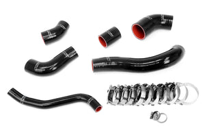 HPS Performance High Temp Reinforced Silicone Intercooler Hose Boots Kit Black 57-2003-BLK