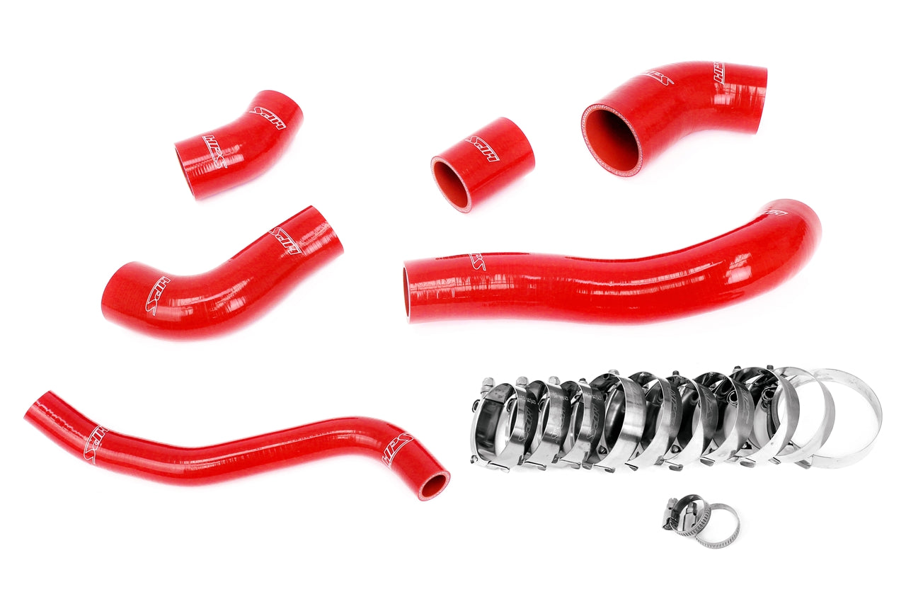 HPS Performance High Temp Reinforced Silicone Intercooler Hose Boots Kit Red 57-2003-RED
