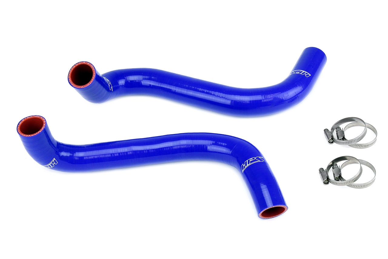 HPS Performance High Temp Reinforced Silicone Radiator Coolant Hose Kit Blue 57-2011-BLUE