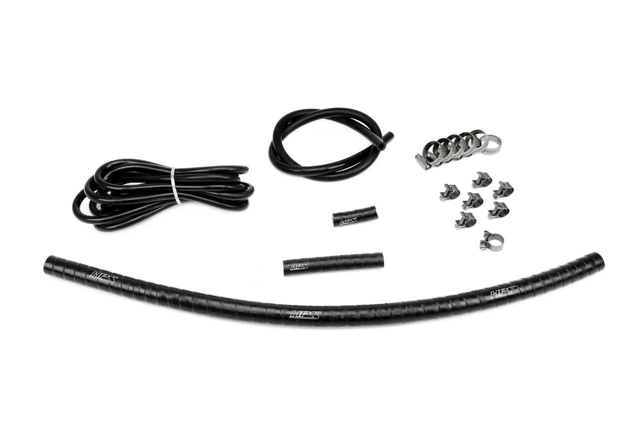 HPS Performance Silicone Vacuum Hose Kit Black 57-2013-BLK