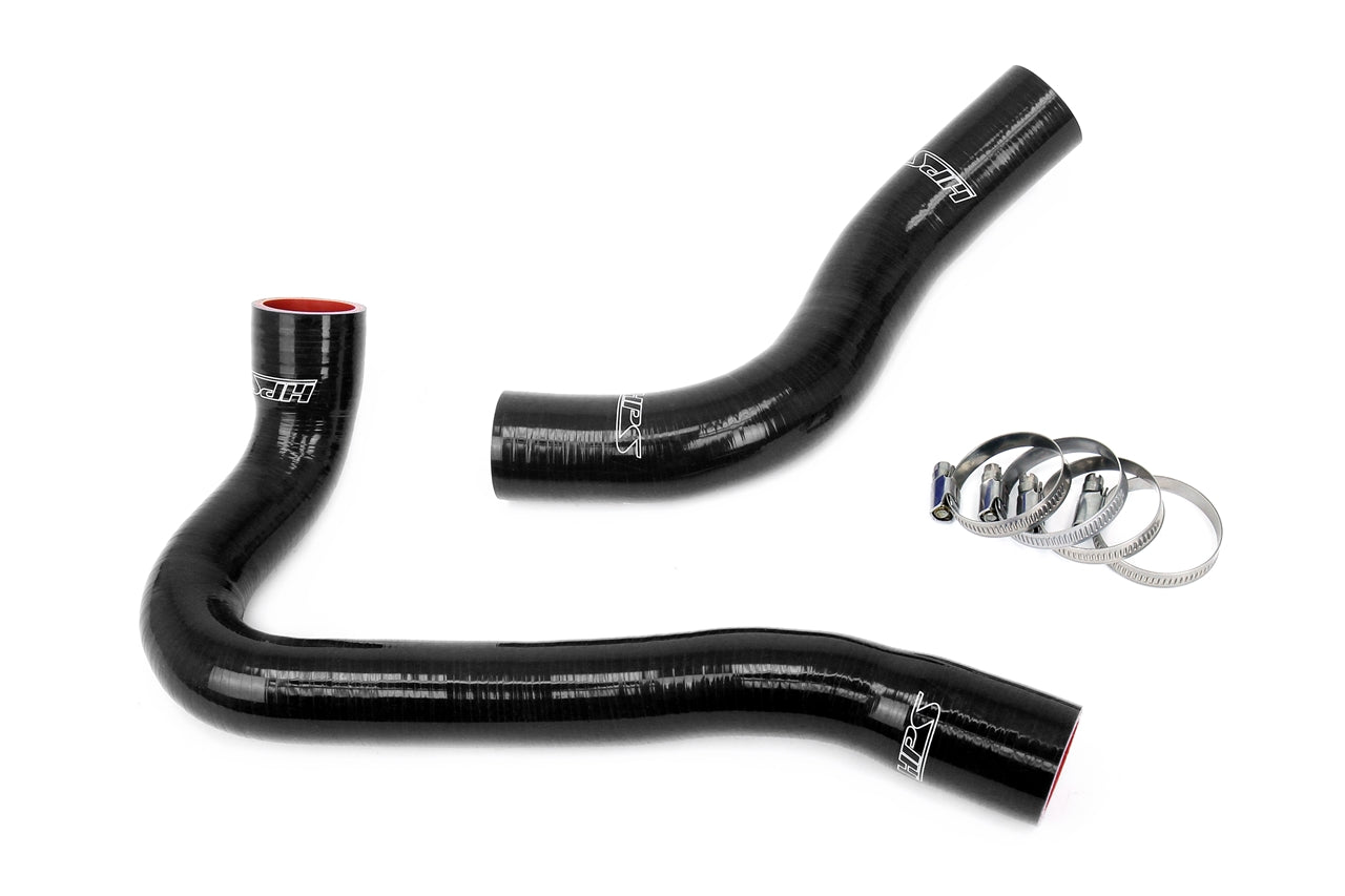 HPS Performance High Temp Reinforced Silicone Radiator Coolant Hose Kit Black 57-2030-BLK