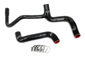 HPS Performance High Temp Reinforced Silicone Radiator Coolant Hose Kit Black 57-2037-BLK