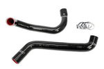 HPS Performance High Temp Reinforced Silicone Radiator Coolant Hose Kit Black 57-2038-BLK
