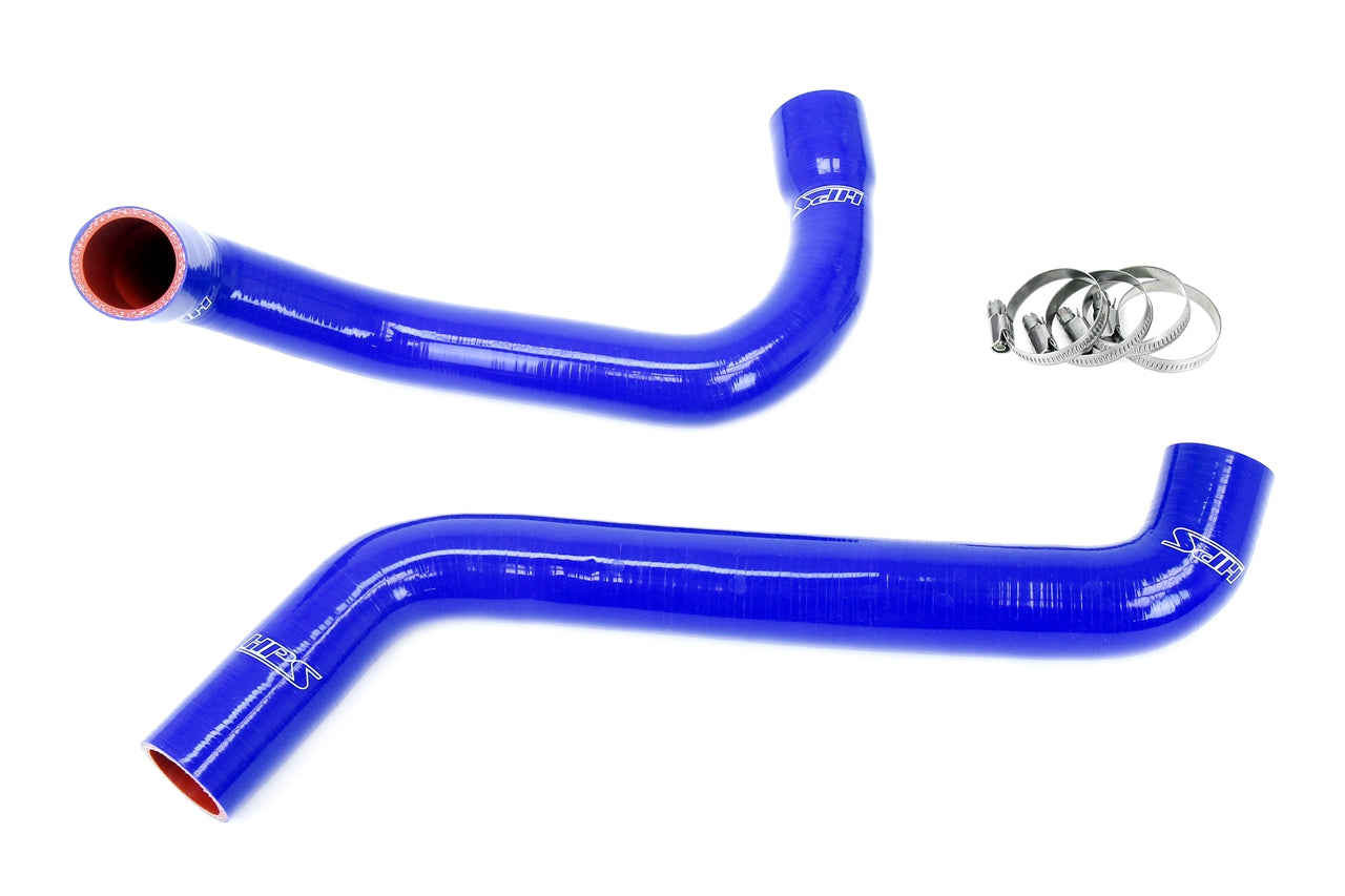 HPS Performance High Temp Reinforced Silicone Radiator Coolant Hose Kit Blue 57-2038-BLUE