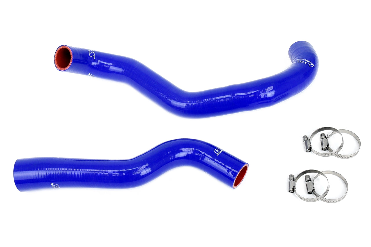 HPS Performance High Temp Reinforced Silicone Radiator Coolant Hose Kit Blue 57-2043-BLUE