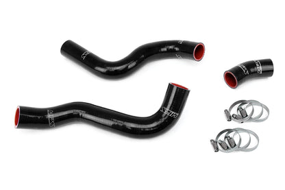 HPS Performance High Temp Reinforced Silicone Radiator Coolant Hose Kit Black 57-2055-BLK