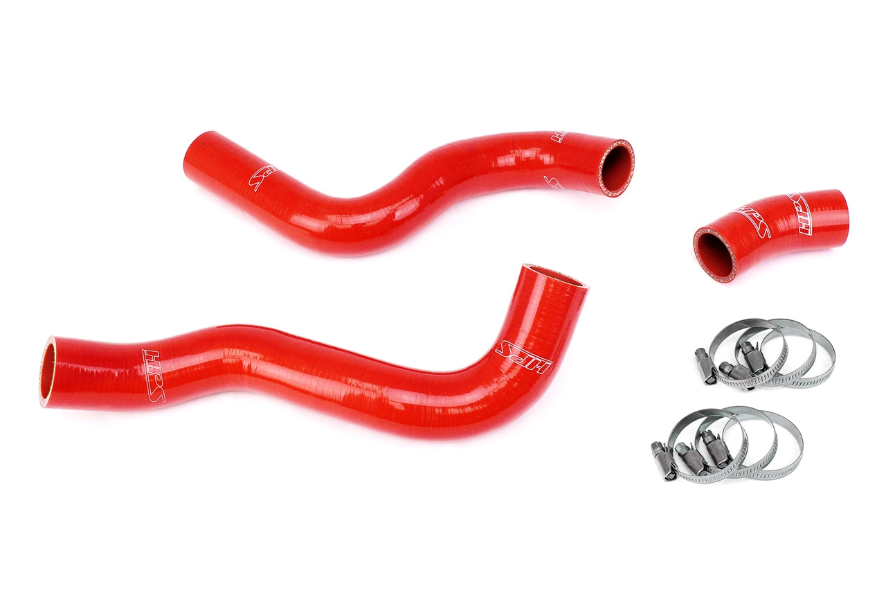 HPS Performance High Temp Reinforced Silicone Radiator Coolant Hose Kit Red 57-2055-RED