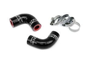 HPS Performance High Temp Reinforced Silicone Oil Cooler Coolant Elbow Hose Kit Black 57-2068-BLK
