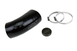 HPS Performance High Temp Reinforced Silicone Air Intake Hose Kit Black 57-2077-BLK