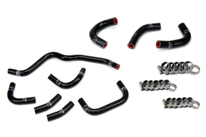HPS Performance High Temp Reinforced Silicone Oil Cooler and Throttle Body Coolant Hose Kit Black 57-2079-BLK