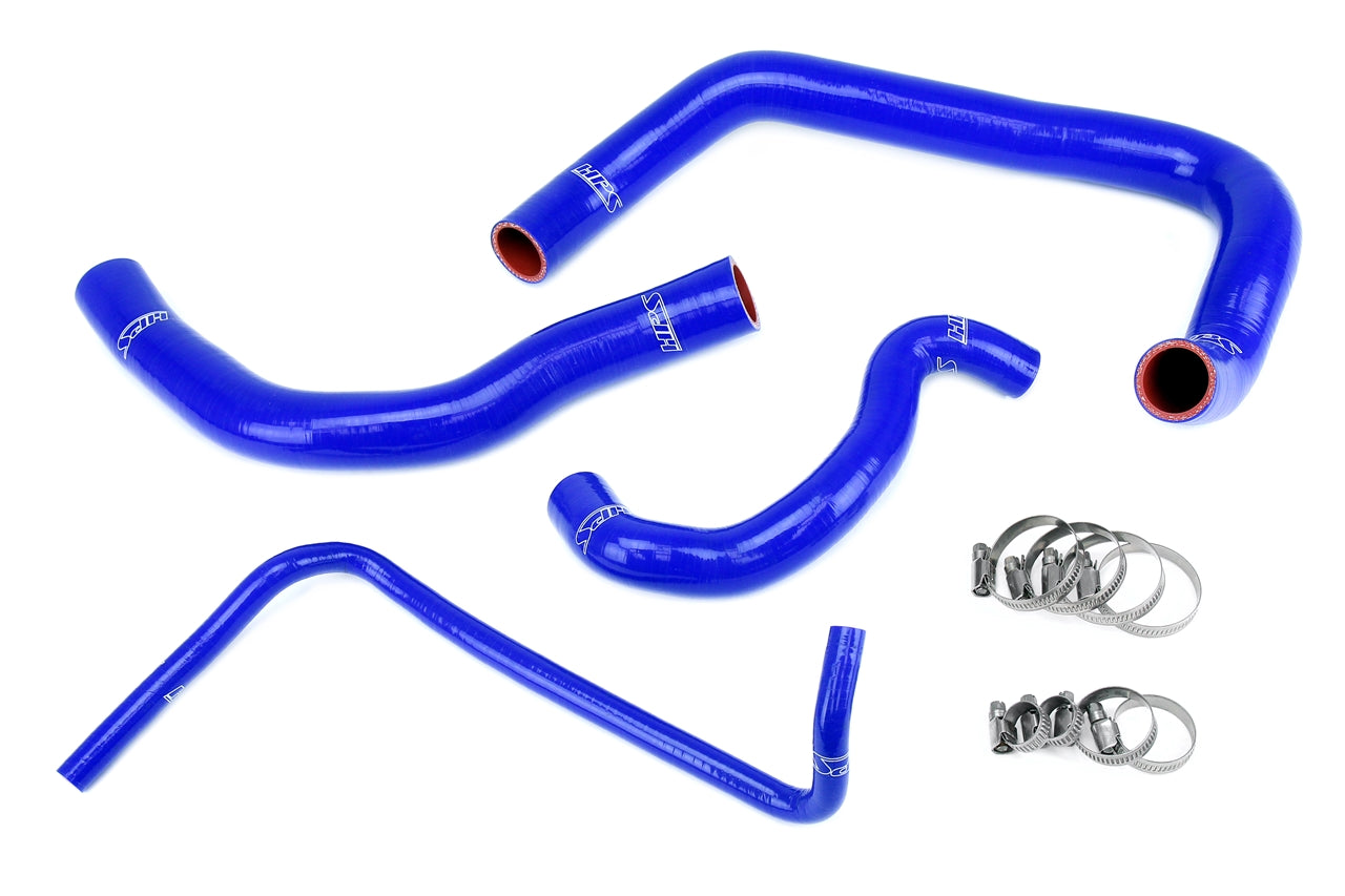 HPS Performance High Temp Reinforced Silicone Radiator Coolant Hose Kit Blue 57-2084-BLUE