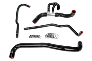 HPS Performance High Temp Reinforced Silicone Radiator and Heater Coolant Hose Kit Black 57-2090-BLK