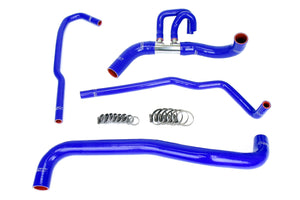 HPS Performance High Temp Reinforced Silicone Radiator and Heater Coolant Hose Kit Blue 57-2090-BLUE