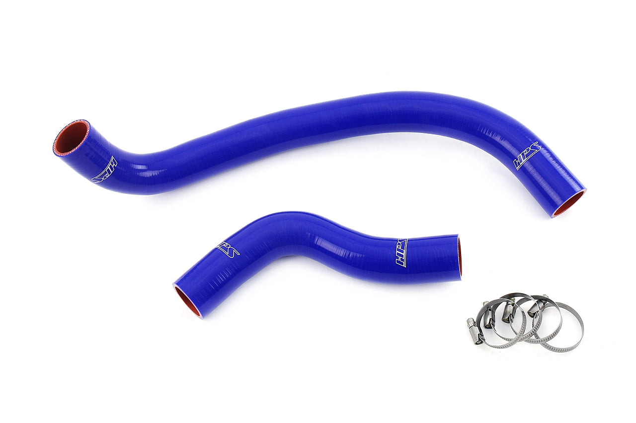 HPS Performance High Temp Reinforced Silicone Radiator Coolant Hose Kit Blue 57-2096-BLUE