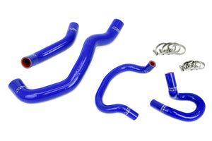 HPS Performance High Temp Reinforced Silicone Radiator and Heater Coolant Hose Kit Blue 57-2099-BLUE