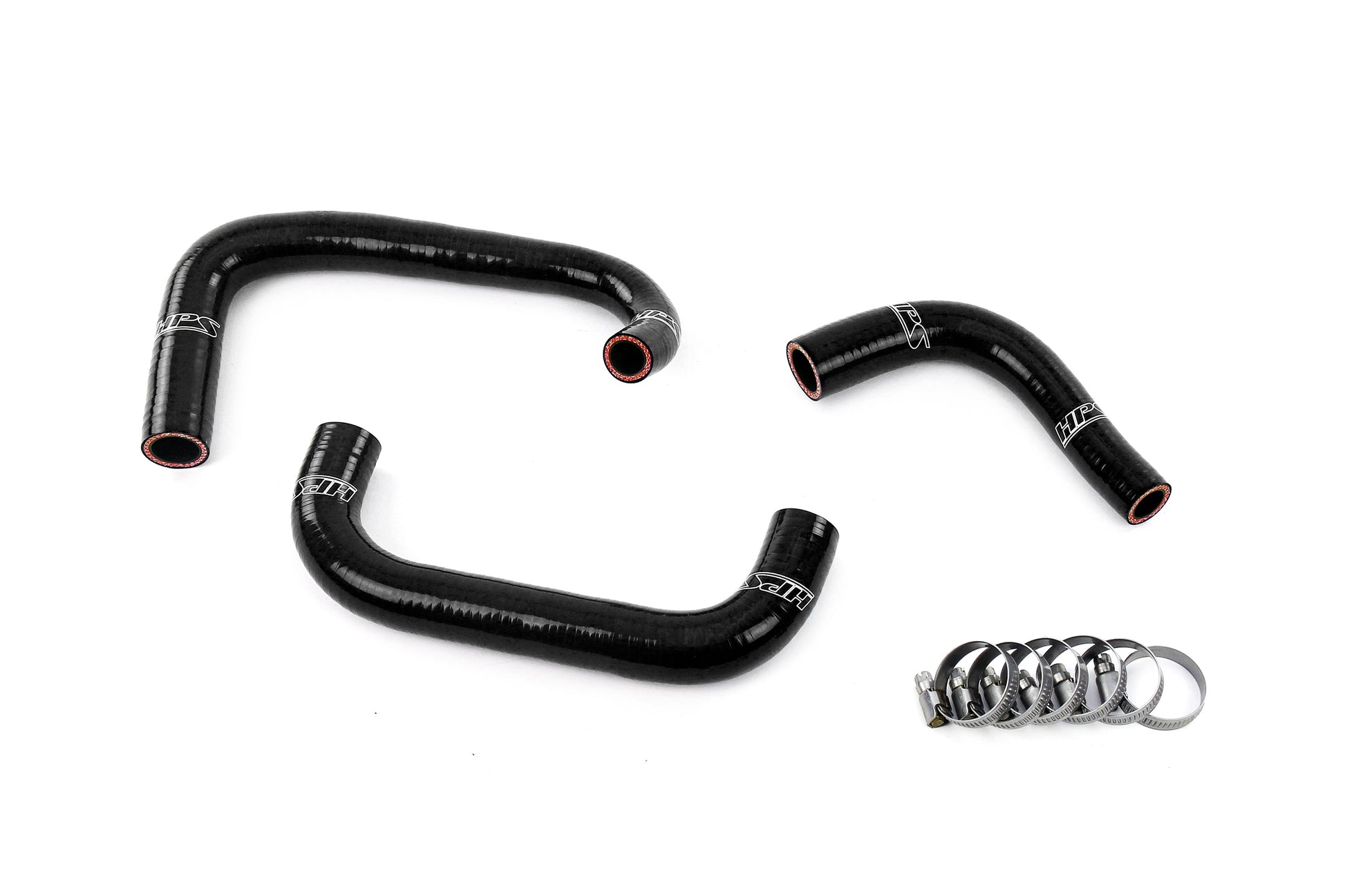 HPS Performance Silicone Breather Hose Kit 1995-1998 Nissan Skyline GTR R33 RB26DETT BCNR33 Black 57-2100-BLK