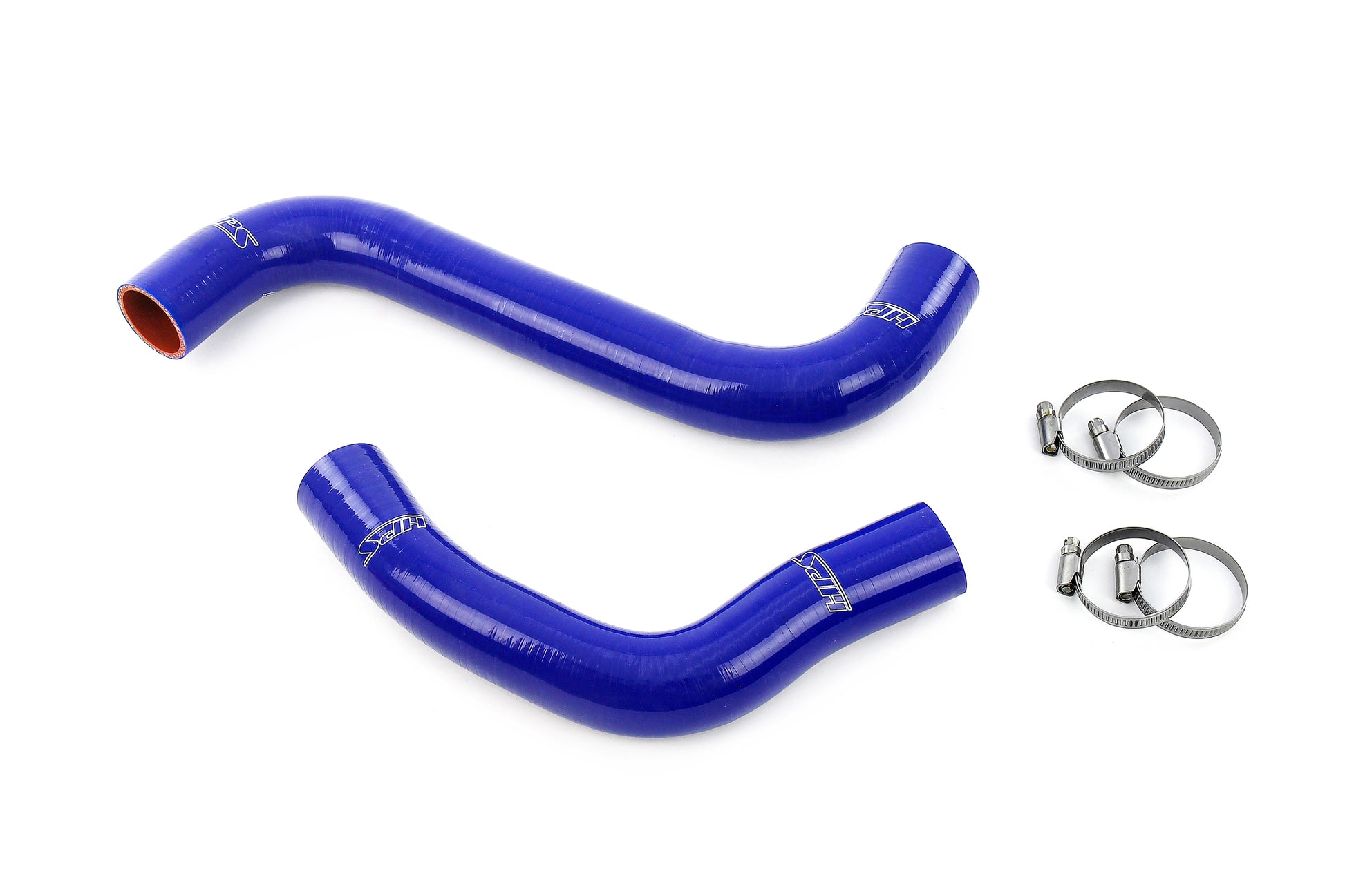 HPS Performance High Temp Reinforced Silicone Radiator Coolant Hose Kit Blue 57-2107-BLUE