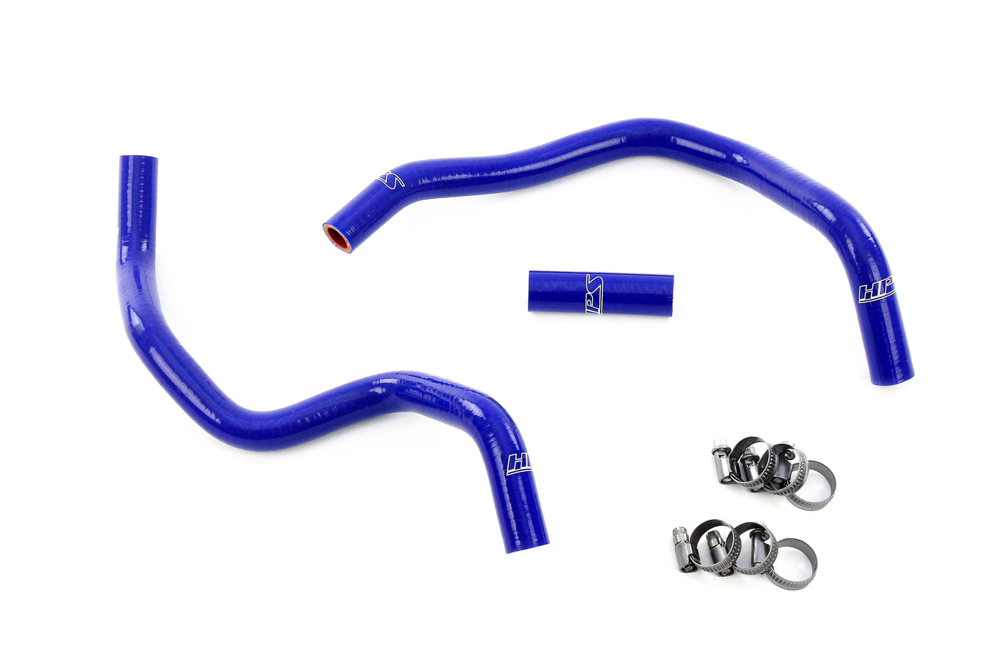 HPS Performance High Temp Reinforced Silicone Heater Coolant Hose Kit Blue 57-2110-BLUE