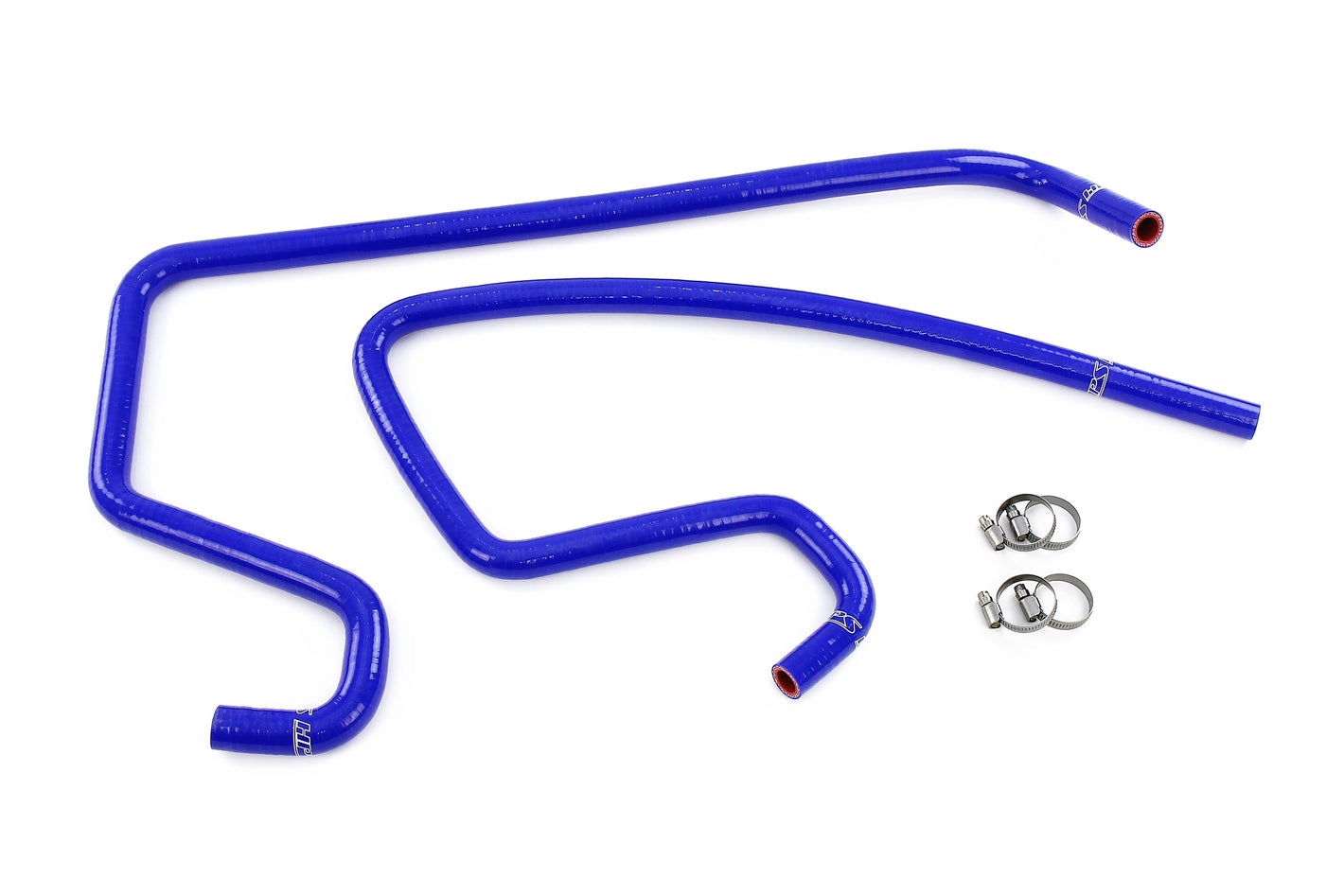 HPS Performance High Temp Reinforced Silicone Heater Coolant Hose Kit Blue 57-2114-BLUE