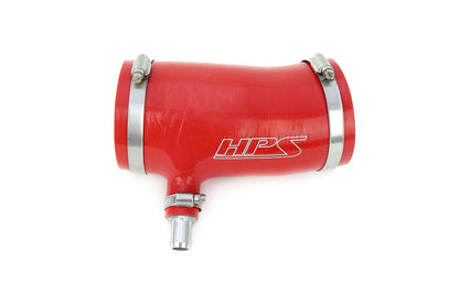 HPS Performance High Temp Reinforced Silicone Air Intake Hose Kit Red 57-2123-RED