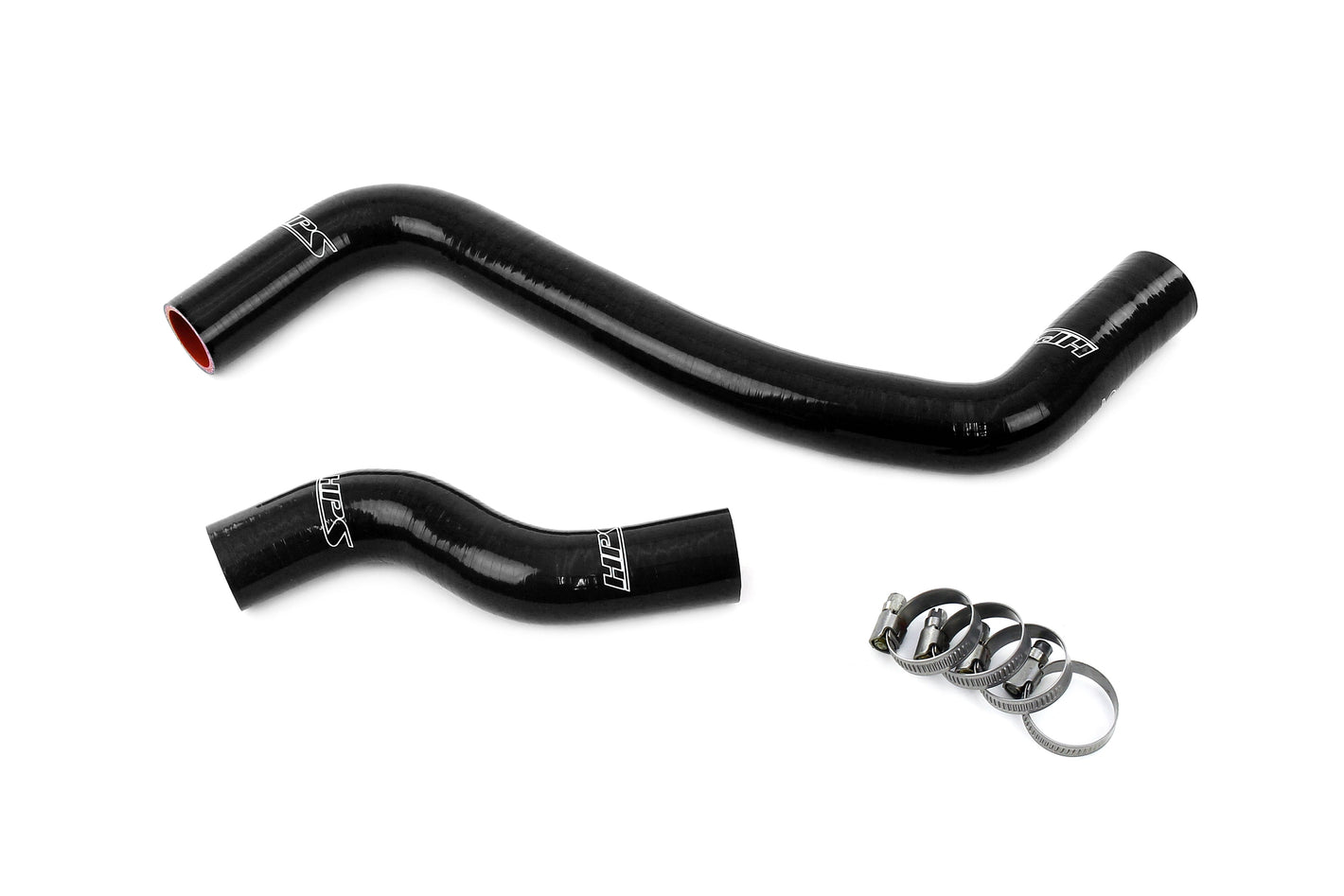 HPS Performance High Temp Reinforced Silicone Radiator Coolant Hose Kit Black 57-2124-BLK