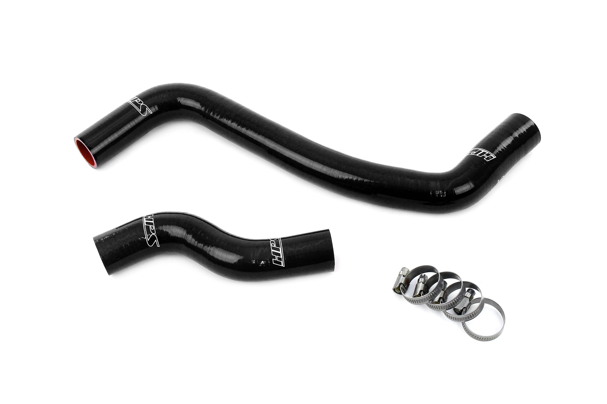 HPS Performance High Temp Reinforced Silicone Radiator Coolant Hose Kit Black 57-2124-BLK