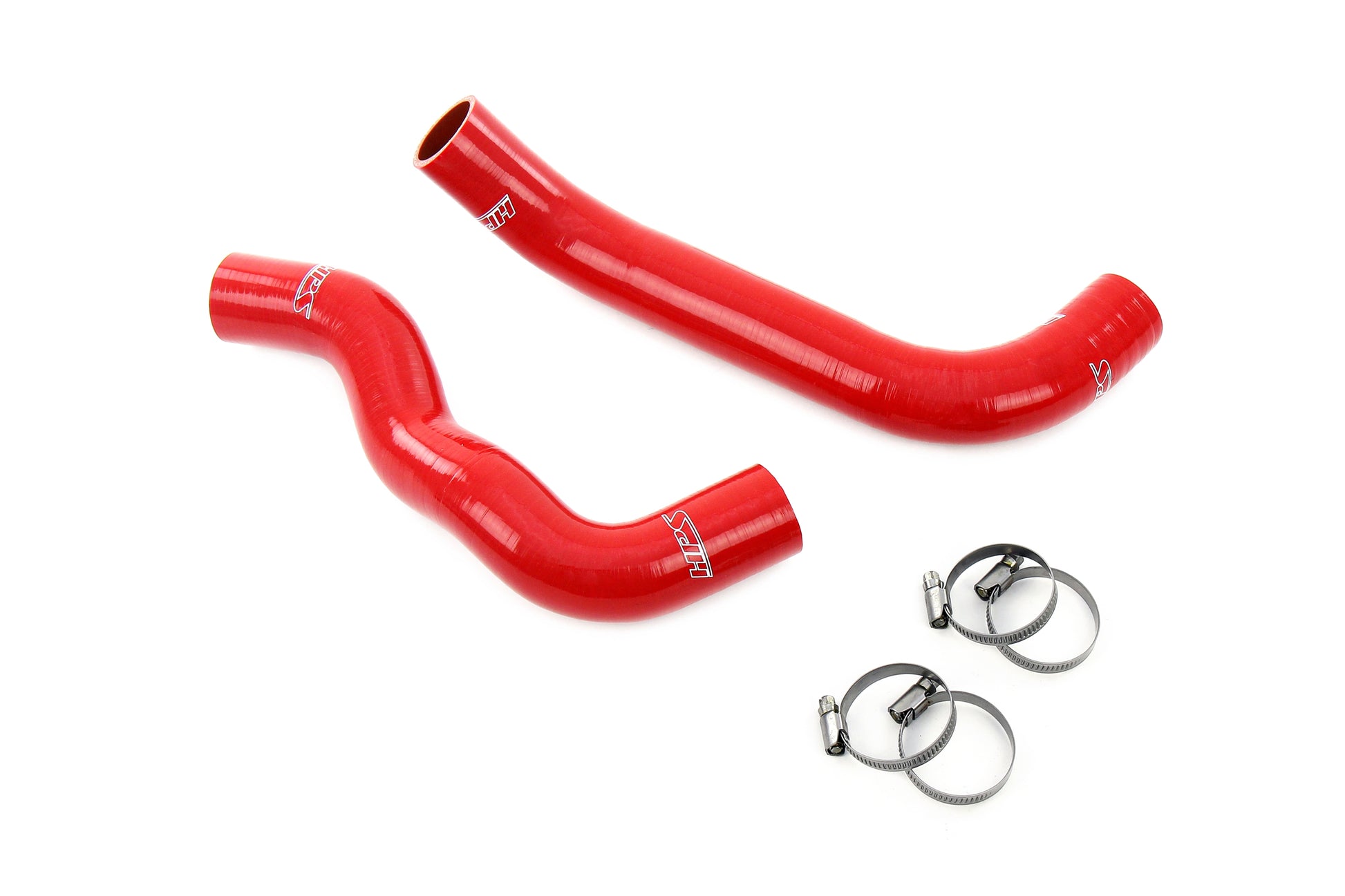 HPS Performance High Temp Reinforced Silicone Radiator Coolant Hose Kit Red 57-2127-RED