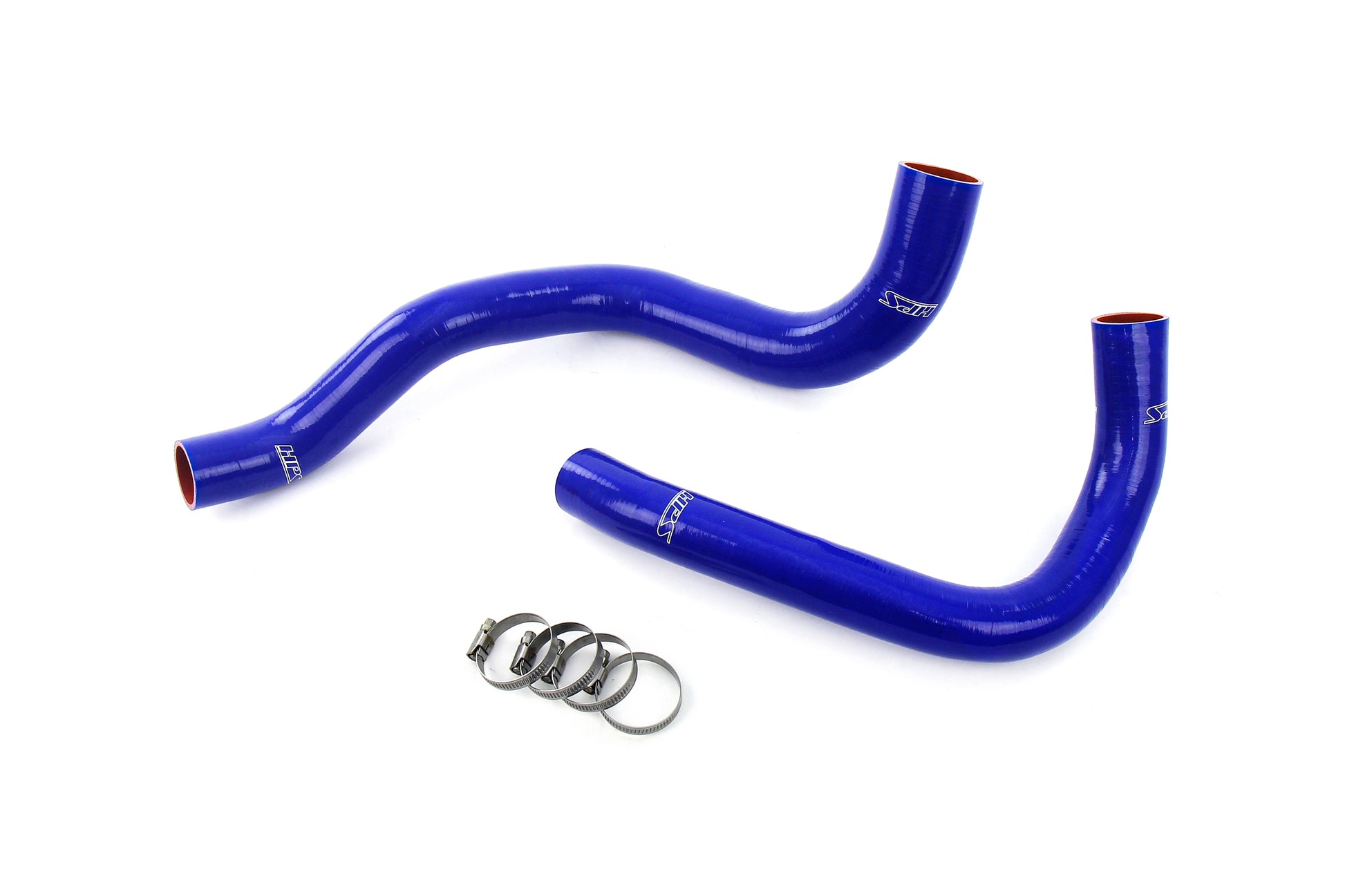 HPS Performance High Temp Reinforced Silicone Radiator Coolant Hose Kit Blue 57-2129-BLUE