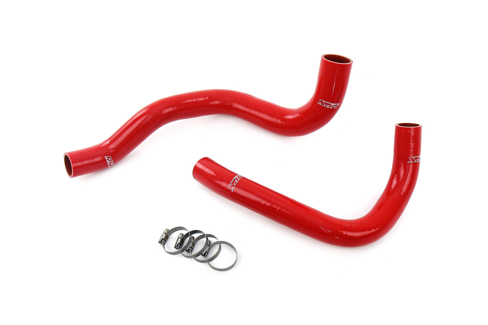 HPS Performance High Temp Reinforced Silicone Radiator Coolant Hose Kit Red 57-2129-RED