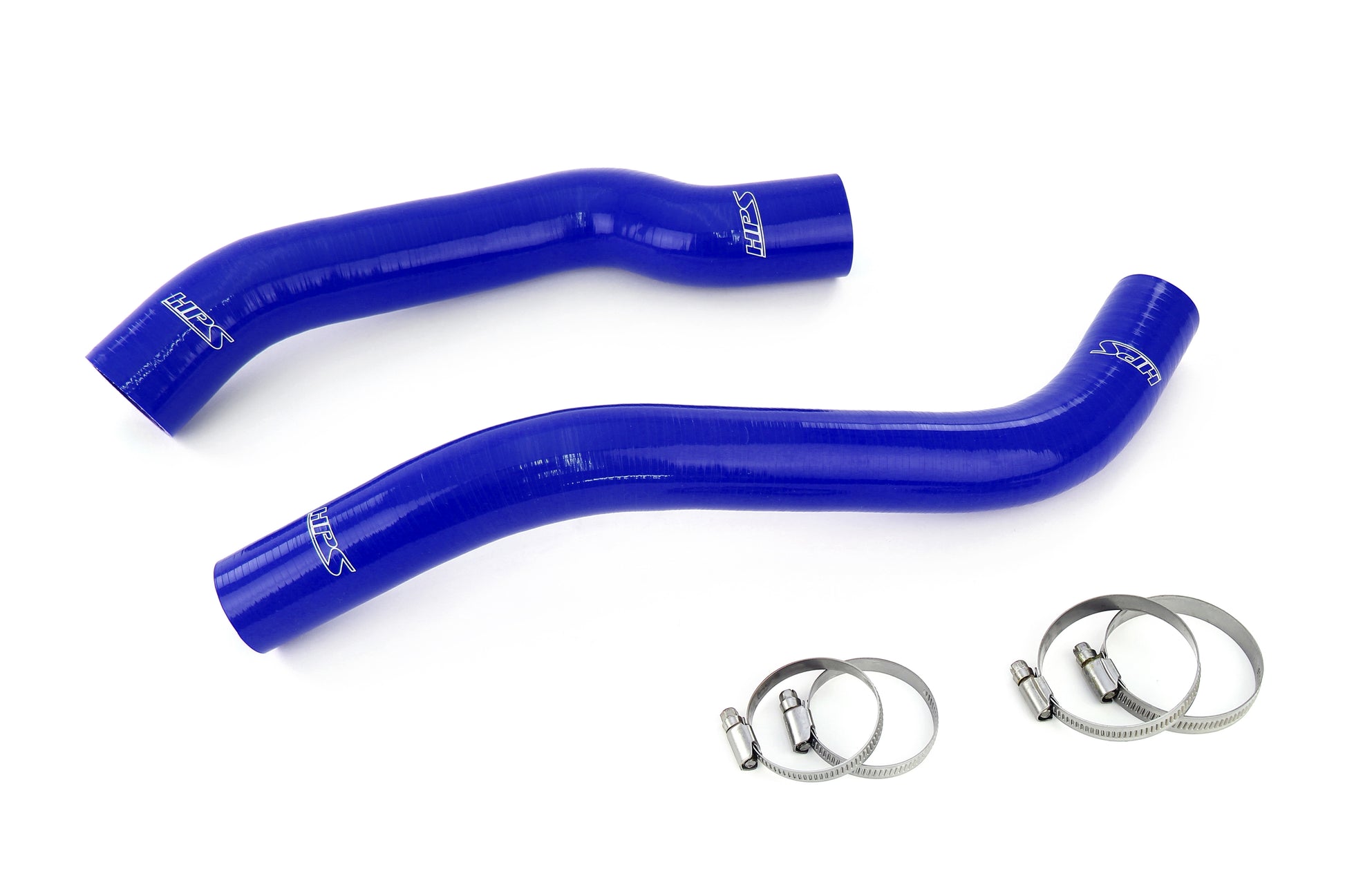 HPS Performance High Temp Reinforced Silicone Radiator Coolant Hose Kit Blue 57-2130-BLUE