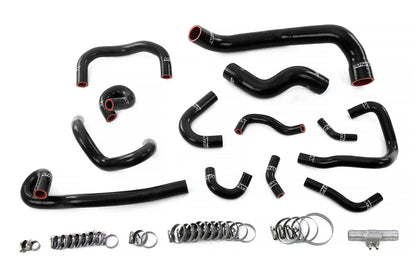 HPS Silicone Radiator Heater and Ancillary Coolant Hose Kit 1995-1998 Nissan Skyline GTR R33 RB26DETT BCNR33 Black 57-2135-BLK