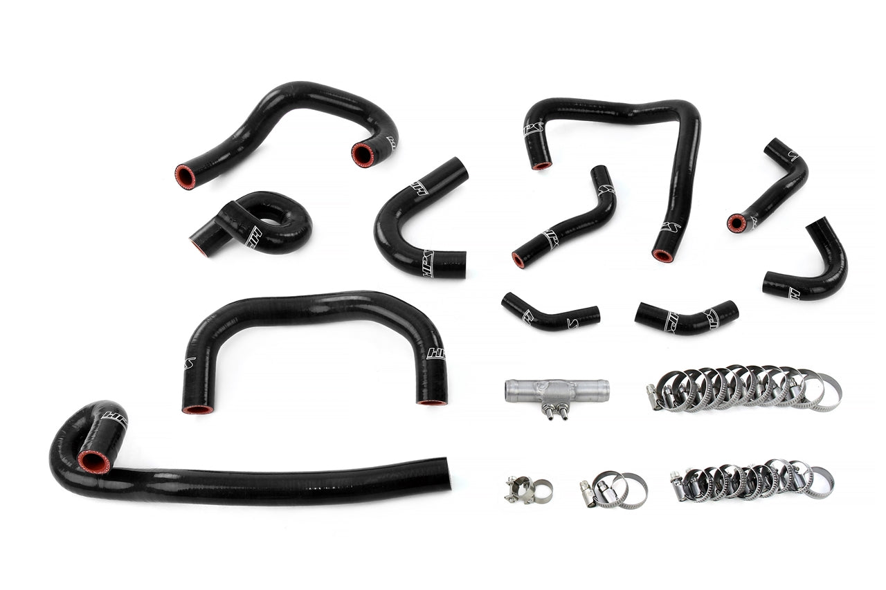 HPS Silicone Heater and Ancillary Coolant Hose Kit 1995-1998 Nissan Skyline GTR R33 RB26DETT BCNR33 Black 57-2139-BLUE