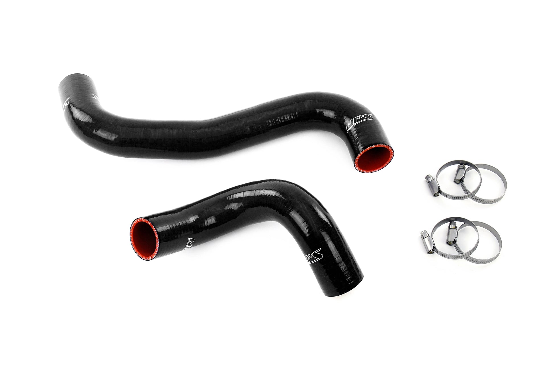 HPS Performance High Temp Reinforced Silicone Radiator Coolant Hose Kit Black 57-2140R-BLK