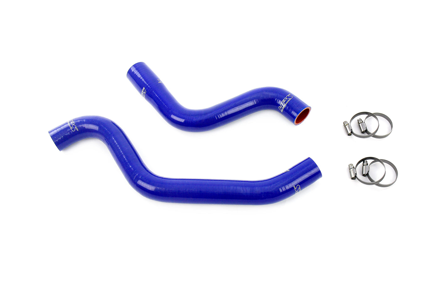HPS Performance High Temp Reinforced Silicone Radiator Coolant Hose Kit Blue 57-2141R-BLUE