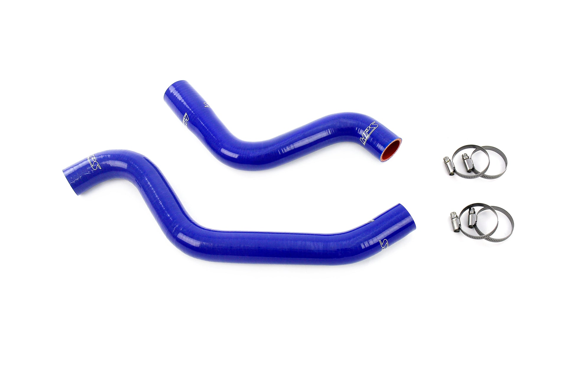HPS Performance High Temp Reinforced Silicone Radiator Coolant Hose Kit Blue 57-2141R-BLUE