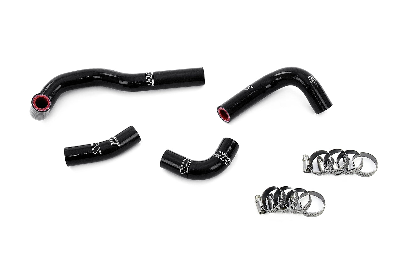 HPS Performance Silicone Heater Coolant Hose Kit Toyota Supra MK4 JDM Right Hand Drive 2JZ-GTE Turbo Black 57-2146-BLK