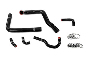 HPS Performance High Temp Reinforced Silicone Radiator and Heater Coolant Hose Kit Black 57-2148-BLK